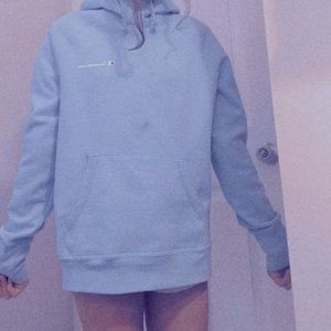 I am selling a teal sweatshirt it is made by champion and very comfortable!